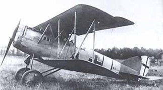 A Pfalz D.XII fighter ready for takeoff