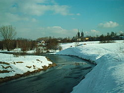 Kochłowice, as seen from Kochłówka river banks