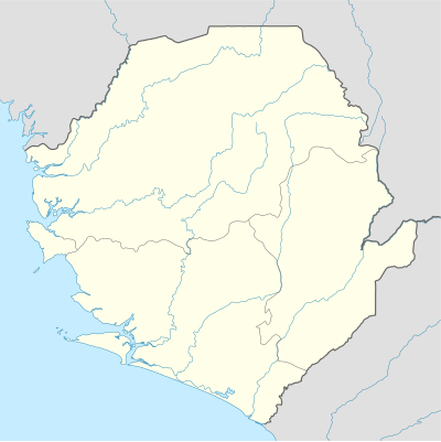 Location map Sierra Leone