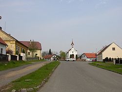 Centre of Stará Huť