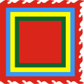 Five-color flag
