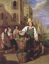 Venetian fruit seller (1826)