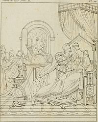 Edwy and Elgiva, 1812 (copy from Annales du musée et de l'école moderne des beaux-arts)