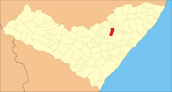 Location of Cajueiro in Alagoas