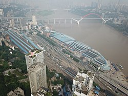 菜园坝火车站及菜园坝长江大桥