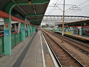 锺屋村站（2021年3月）