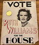 Poster for Ruth Williams Cupp