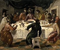 The Last Supper, c. 1568 by El Greco.