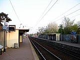 The station's platform