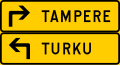 Advisory sign for detour (formerly used )