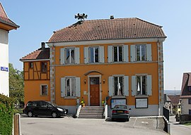 The town hall in Hochstatt