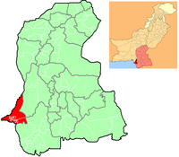 Location of Karachi in Sindh and in Pakistan