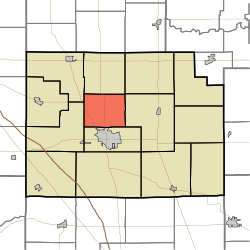 Location of Union Township in Clinton County