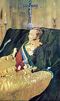 The Marquis of Paraná, Prime Minister of Brazil on his deathbed, 1856
