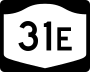 New York State Route 31E marker