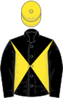 Black and yellow diabolo, black sleeves, yellow cap
