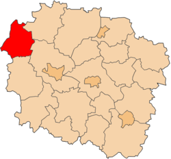 Location within the voivodeship