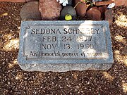 Grave-site of Sedona Schnebly (1877–1950)