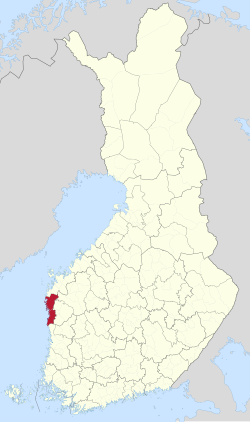 Location of Sydösterbotten