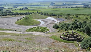 Stone rows on the North-South Line at the Crawick Multiverse.