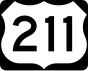 211号美国国道 marker