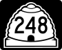 State Route 248 marker