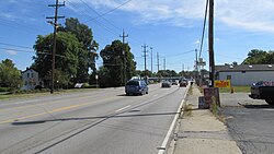 Looking east on Ohio State Route 125