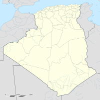 姆扎卜山谷在阿尔及利亚的位置