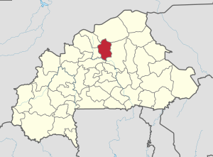 Location in Burkina Faso