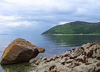 Catacol Bay on a beautiful day.