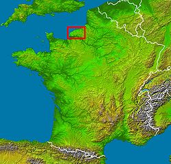 科地区在法国的位置