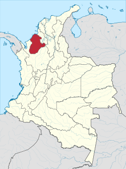 Córdoba shown in red