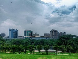Skyline of Nehru Place IT park