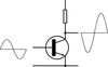 Diagram of a electronic amplifier