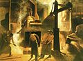 Image 8Painting of steel production in Ougrée by the celebrated 19th century artist Constantin Meunier (from History of Belgium)