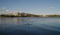 View across west basin from Acton Peninsula