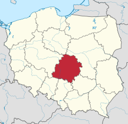 Location within Poland