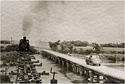 Luodong Forest Railway on the Tsaiqiao Bridge