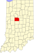 State map highlighting Clinton County