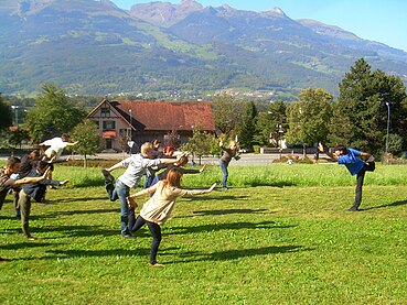 Outdoor class in Liechtenstein