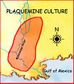 Plaquemine culture map