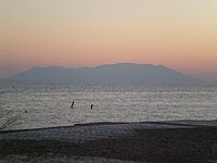 View of Samothrace from the city