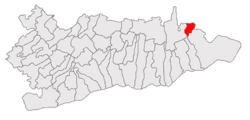 Location of Ștefan cel Mare, Călărași