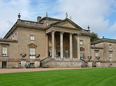 Stourhead House by Colen Campbell (1721–1724), inspired by Villa Capra