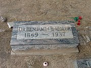 The grave site of Benjamin Baker Moeur (1869-1937); Sec. 04- 283. Moeur was the 4th Governor of Arizona (Arizona Governor, 1932:.1936).