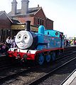 Thomas the Tank Engine at Alresford station on the Watercress Line