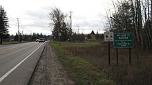 Waters signage along Old Highway 27