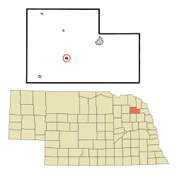 Location of Winside, Nebraska