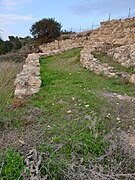 Ramp leading to the gateway