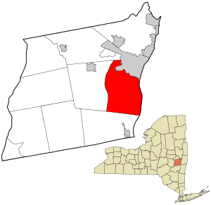 Location in Albany County in the state of New York.